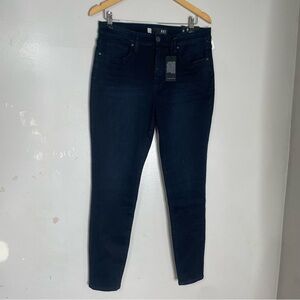 Kut From The Kloth Donna High Rise Ankle Skinny Jeans‎ Dark Wash Size 12